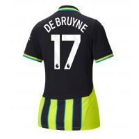 Fotbalové Dres Manchester City Kevin De Bruyne #17 Dámské Venkovní 2024-25 Krátký Rukáv